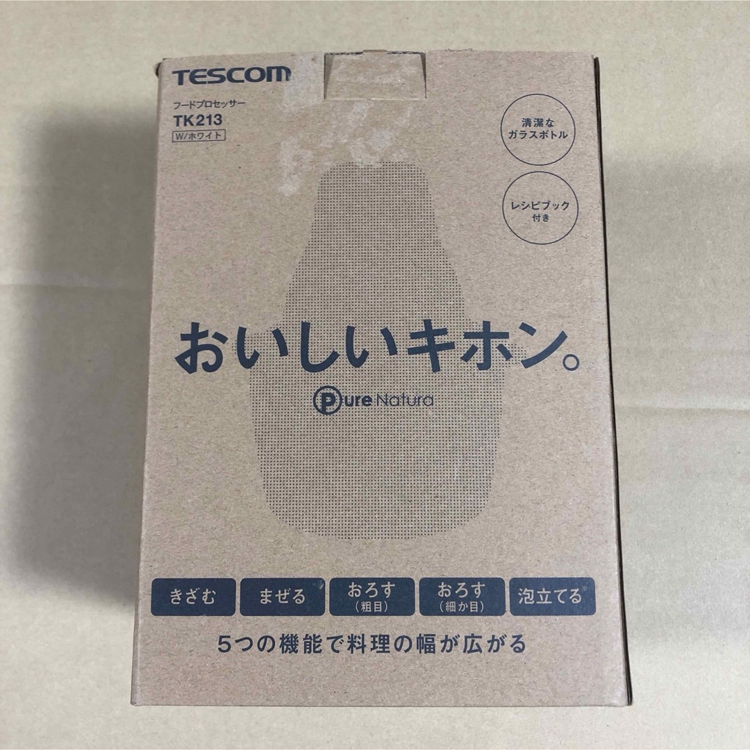 TESCOM(テスコム)のTESCOM フードプロセッサー TK213/2000 スマホ/家電/カメラの調理家電(フードプロセッサー)の商品写真