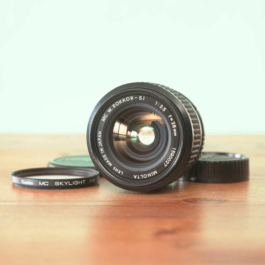 KONICA MINOLTA(コニカミノルタ)のミノルタ MC W. ROKKOR-SI 28mm f2.5 オールドレンズ27 スマホ/家電/カメラのカメラ(レンズ(単焦点))の商品写真
