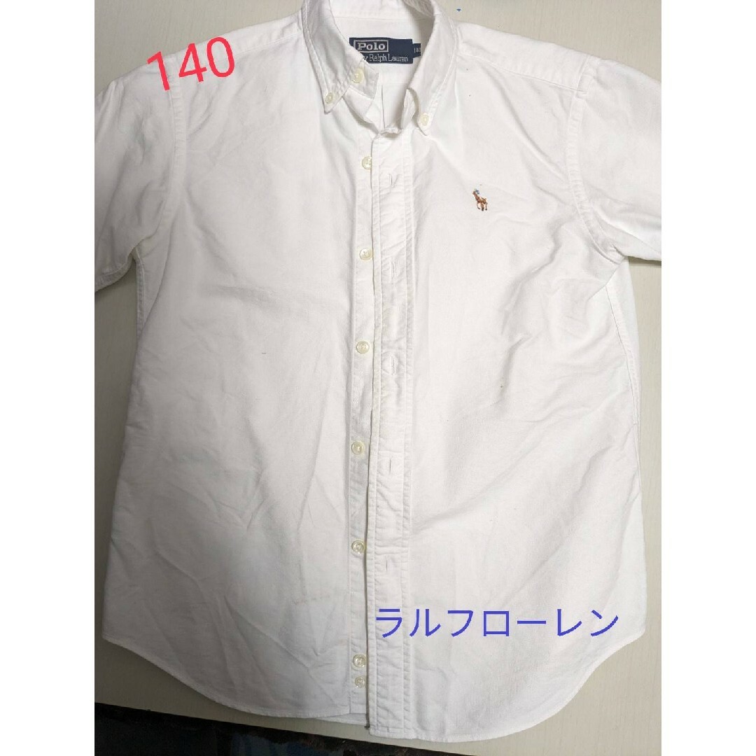 ラルフローレン　半袖シャツ　140 キッズ/ベビー/マタニティのキッズ服男の子用(90cm~)(Tシャツ/カットソー)の商品写真