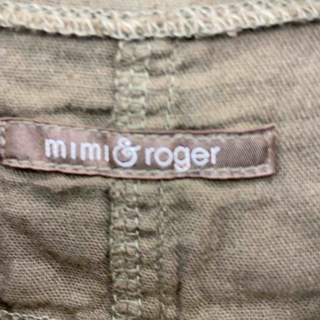 mimi&roger(ミミアンドロジャー)のmimi&roger ミミアンドロジャー レディース  ひざ丈ワンピース　フード付き　カーキグリーン レディースのワンピース(ひざ丈ワンピース)の商品写真