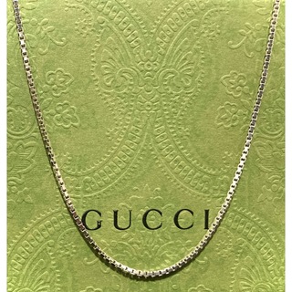 グッチ(Gucci)の正規品 グッチ ベネチアンチェーンネックレス シルバー925(50-60.5)(ネックレス)
