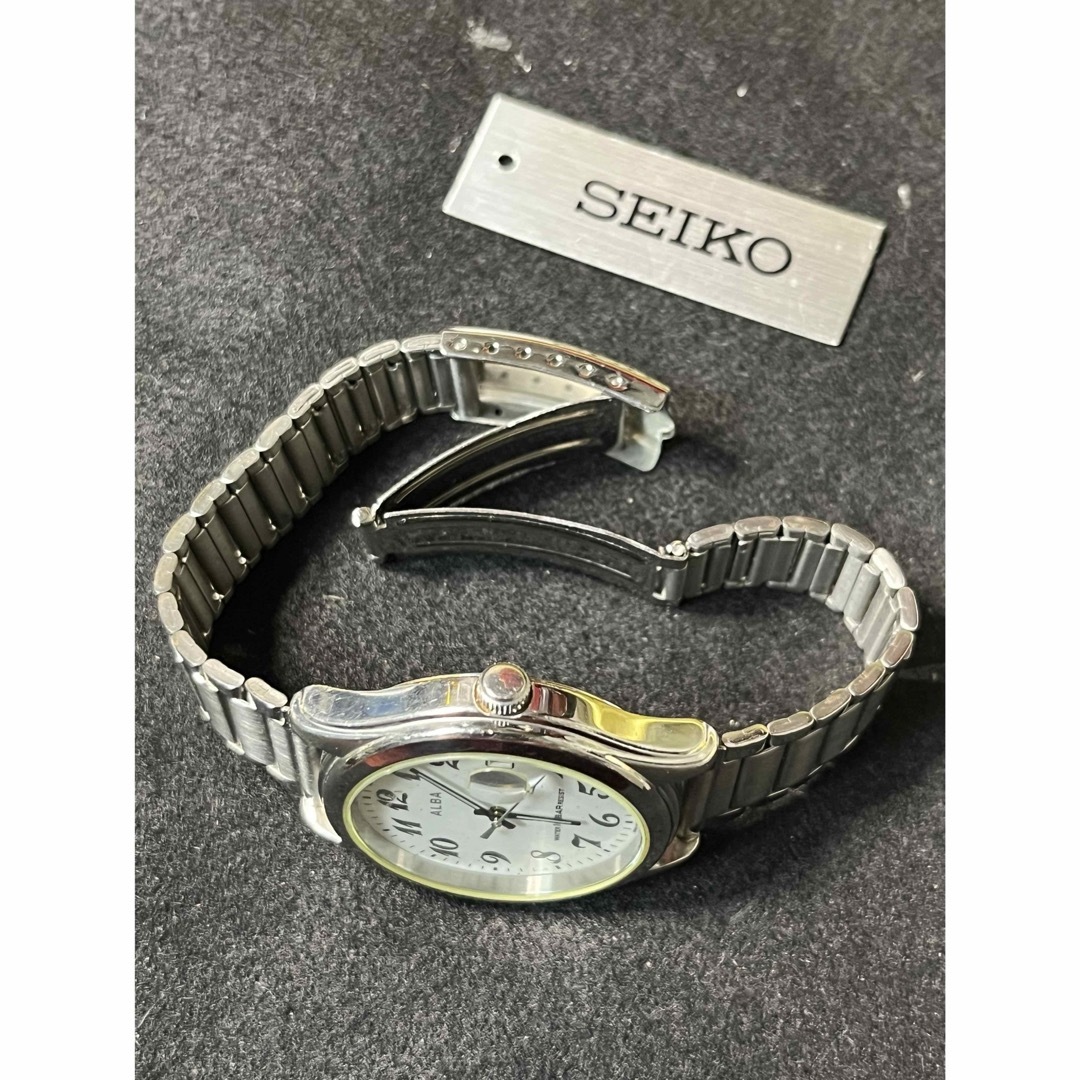 SEIKO(セイコー)の★SEIKO アルバ アラビア数字文字盤 メンズ 腕時計 ★保管品 メンズの時計(腕時計(アナログ))の商品写真