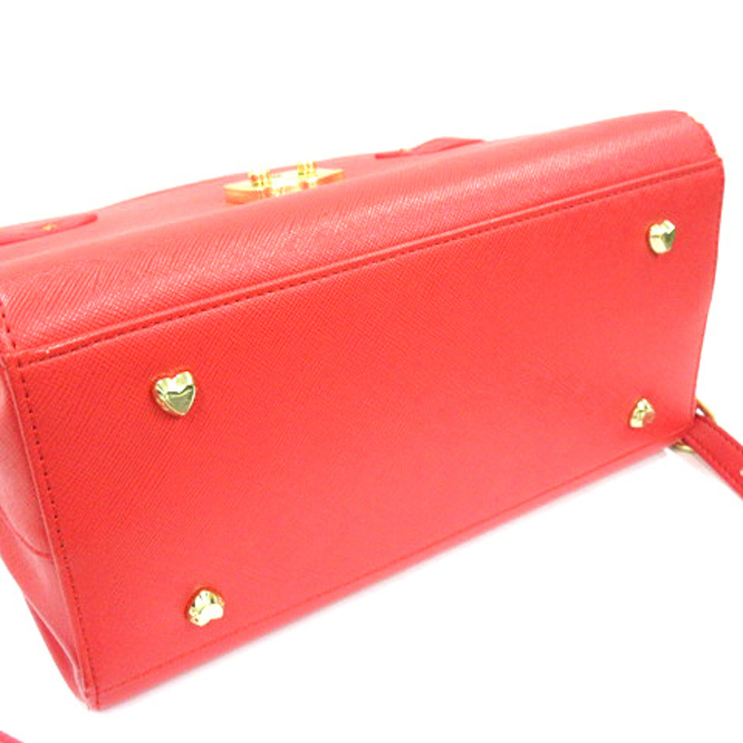 Samantha Vega(サマンサベガ)のサマンサベガ スイカ チャーム付き 2WAY ショルダー ハンドバッグ 鞄 赤 レディースのバッグ(ショルダーバッグ)の商品写真
