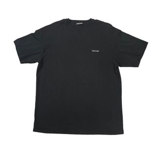 バレンシアガ(Balenciaga)の[USED/中古]BALENCIAGA バレンシアガ 半袖Ｔシャツ Tシャツ ロゴ ブラック L 556150 TYK28 ブラック コットン 中古 tdc-000454-4c(Tシャツ(半袖/袖なし))