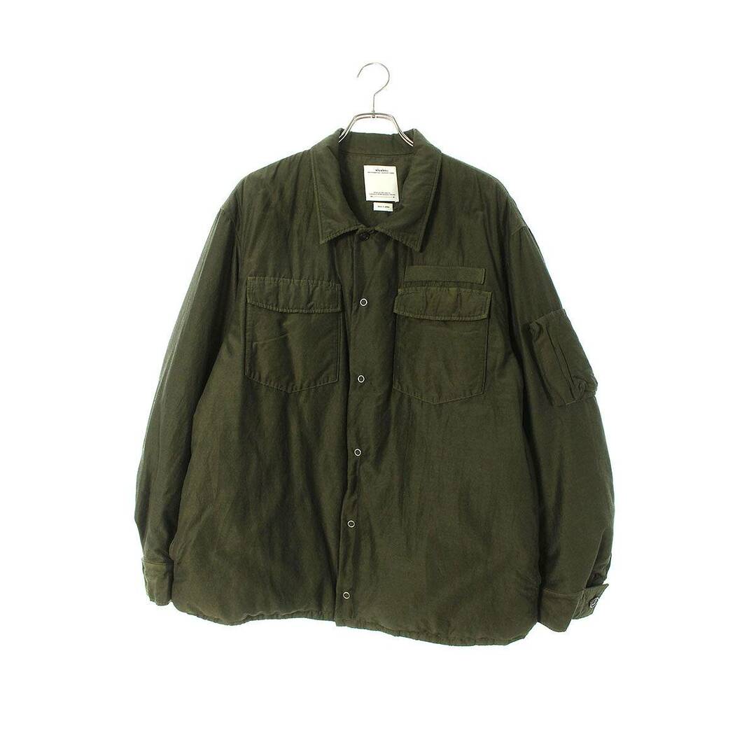 VISVIM(ヴィスヴィム)のビズビム  0123205013001 HELI CREW DOWN SHIRT JKT 0123205013001 中綿解禁ボタンダウンジャケット メンズ 4 メンズのジャケット/アウター(ダウンジャケット)の商品写真