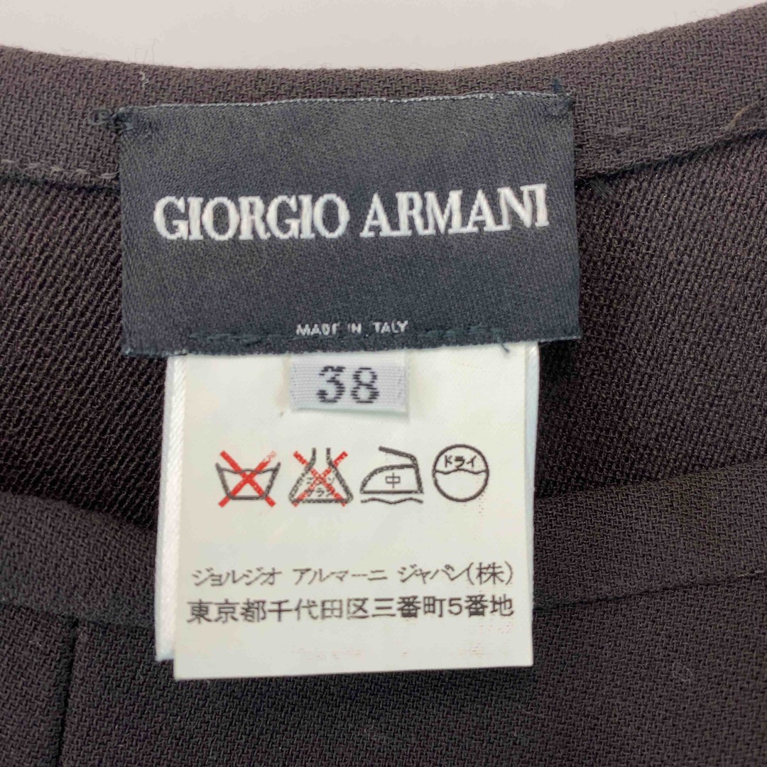 Giorgio Armani(ジョルジオアルマーニ)のGIORGIO ARMANI ジョルジオアルマーニ BORGO21 レディース  パンツ スラック ブラウン レディースのパンツ(カジュアルパンツ)の商品写真