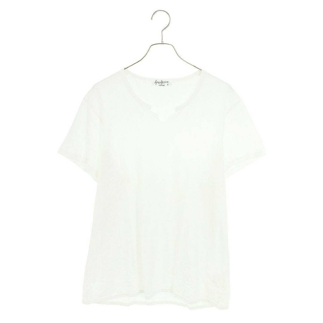 Yohji Yamamoto POUR HOMME(ヨウジヤマモトプールオム)のヨウジヤマモトプールオム  HW-T74-086 フロントカッティングデザインTシャツ メンズ 3 メンズのトップス(Tシャツ/カットソー(半袖/袖なし))の商品写真