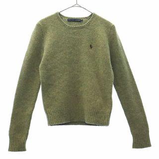 ラルフローレン(Ralph Lauren)のラルフローレン 長袖 セーター M グリーン RALPH LAUREN ニット レディース 古着 【240301】(ニット/セーター)