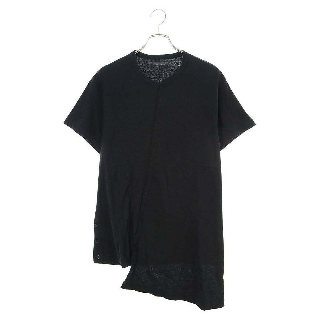 Yohji Yamamoto(ヨウジヤマモト)のヨウジヤマモト  HH-T56-070 ダイアゴナルスイッチTシャツ メンズ 3 メンズのトップス(Tシャツ/カットソー(半袖/袖なし))の商品写真