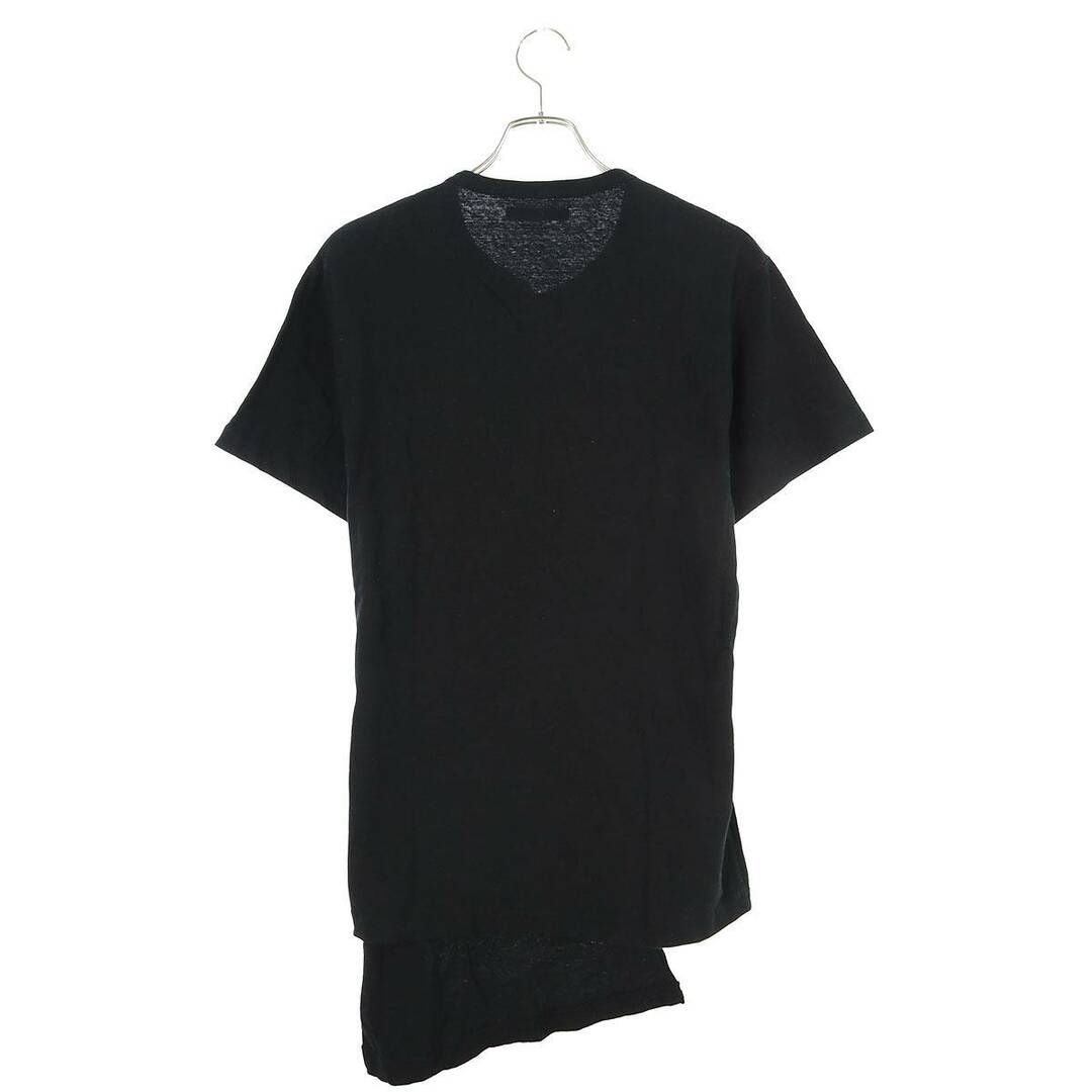 Yohji Yamamoto(ヨウジヤマモト)のヨウジヤマモト  HH-T56-070 ダイアゴナルスイッチTシャツ メンズ 3 メンズのトップス(Tシャツ/カットソー(半袖/袖なし))の商品写真