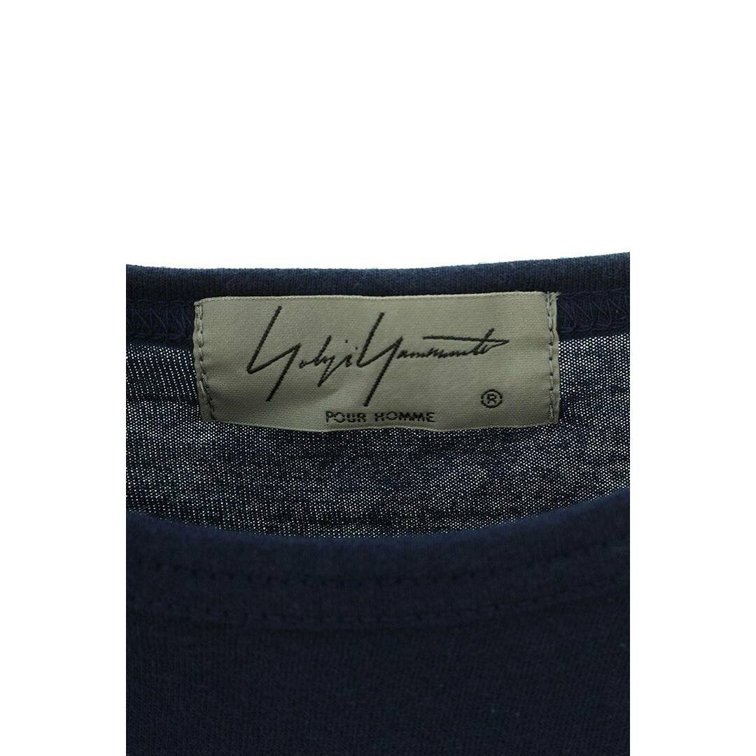 Yohji Yamamoto POUR HOMME(ヨウジヤマモトプールオム)のヨウジヤマモトプールオム  HK-T82-084 コットンTシャツ メンズ 3 メンズのトップス(Tシャツ/カットソー(半袖/袖なし))の商品写真