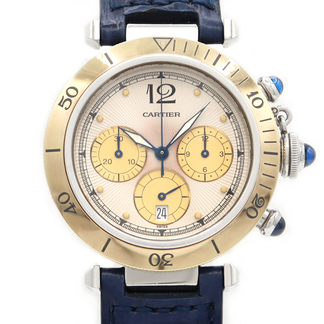 Cartier - 電池交換済 Cartier カルティエ パシャ 38mm クロノ Cartier - 電池交換済 Cartier カルティエ パシャ 38mm クロノ