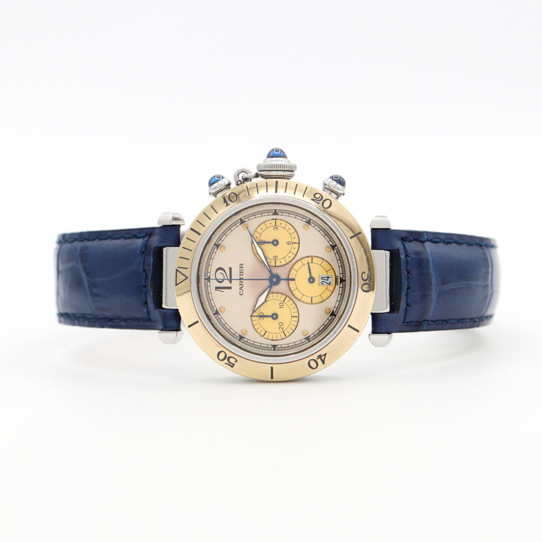 Cartier - 電池交換済 Cartier カルティエ パシャ 38mm クロノ Cartier - 電池交換済 Cartier カルティエ パシャ 38mm クロノ