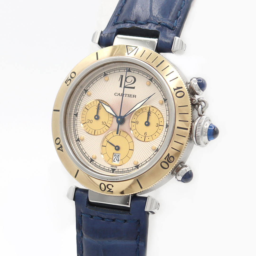 Cartier - 電池交換済 Cartier カルティエ パシャ 38mm クロノ Cartier - 電池交換済 Cartier カルティエ パシャ 38mm クロノ