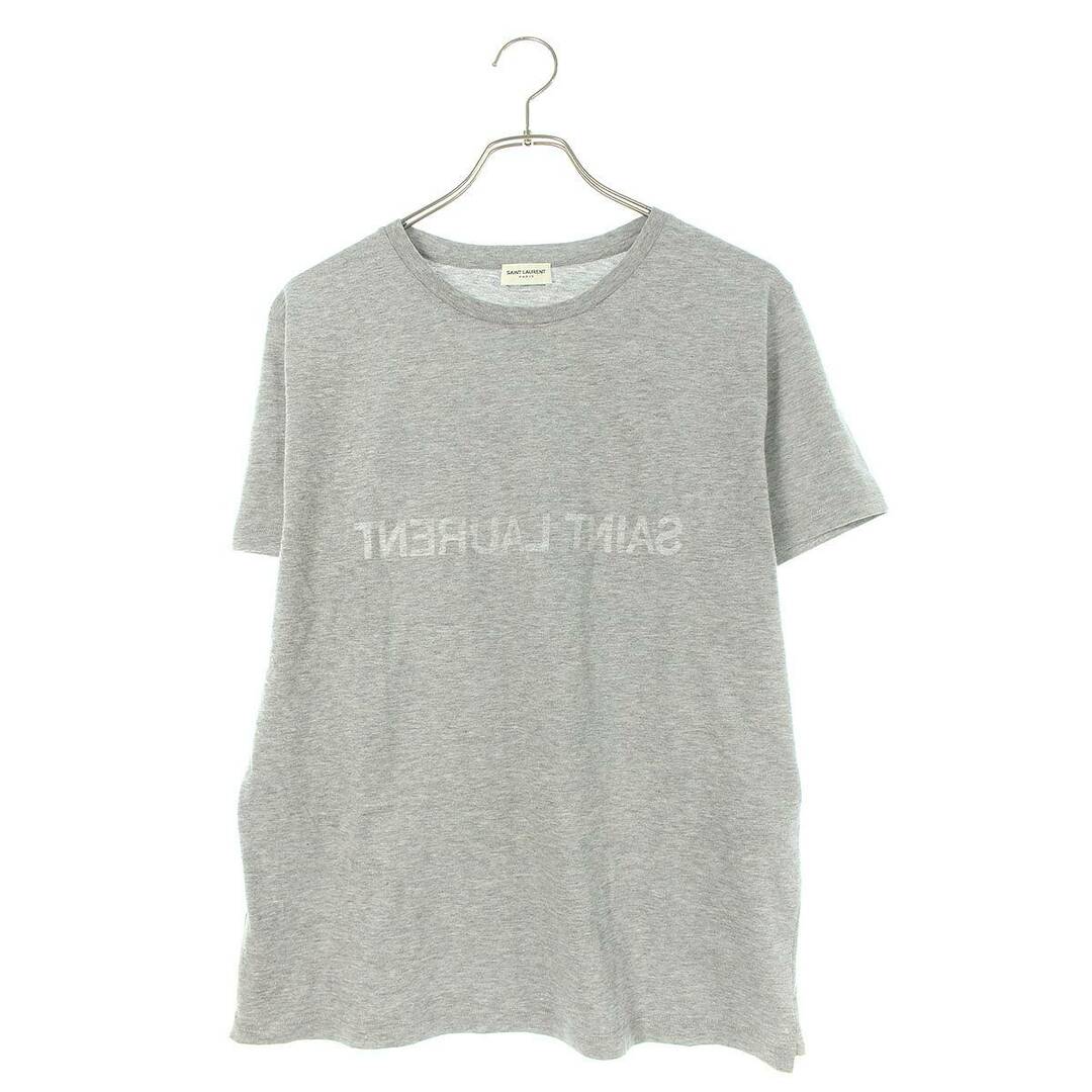 Saint Laurent(サンローラン)のサンローランパリ  710821 Y37BN リバースロゴプリントTシャツ メンズ L メンズのトップス(Tシャツ/カットソー(半袖/袖なし))の商品写真