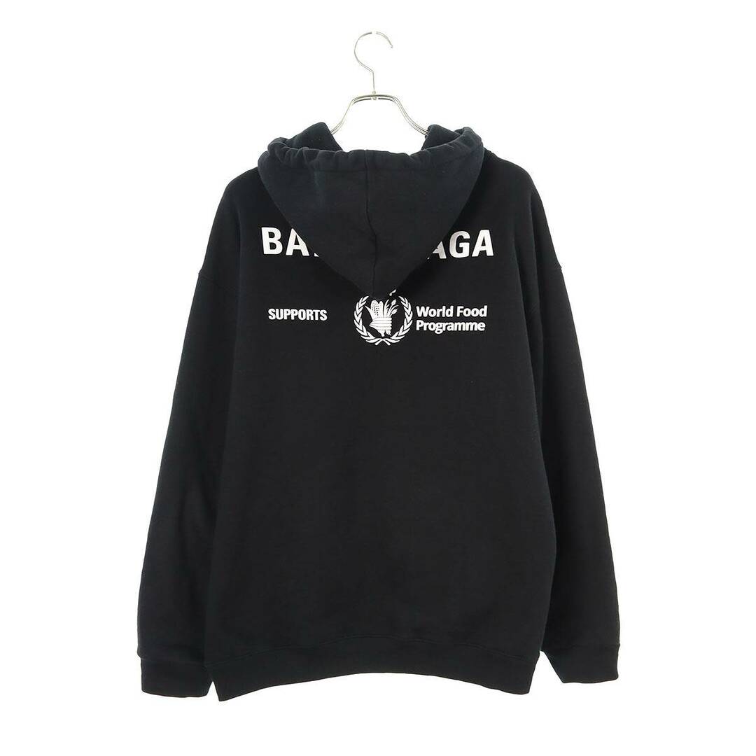 Balenciaga(バレンシアガ)のバレンシアガ  600583 THV83 WFPロゴプルオーバーパーカー メンズ XL メンズのトップス(パーカー)の商品写真