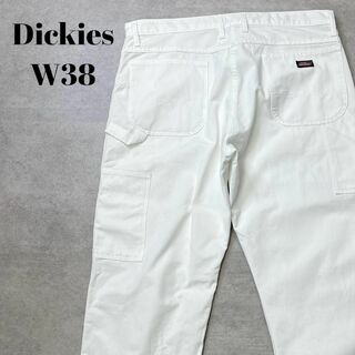 ディッキーズ(Dickies)のGENUINE Dickies　ワークパンツ　古着　ホワイト　W38(ワークパンツ/カーゴパンツ)