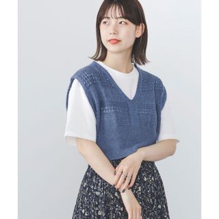 ビームス(BEAMS)の【BEAMS HEART】メッシュビスチェ＆Tシャツセット(Tシャツ(半袖/袖なし))