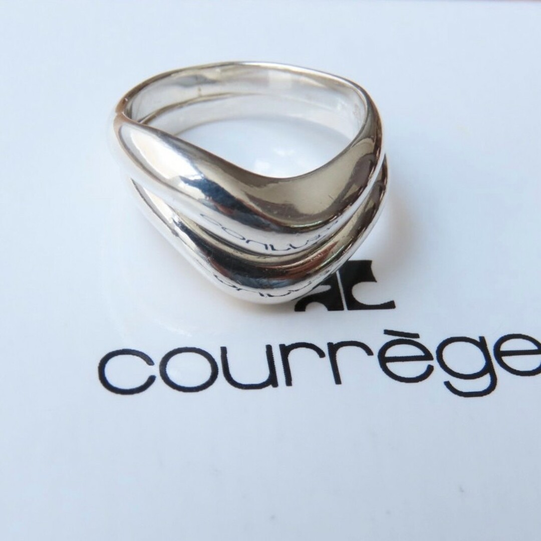 Courreges(クレージュ)のクレージュ　シルバー リング　2つセット　silver  指輪 レディースのアクセサリー(リング(指輪))の商品写真