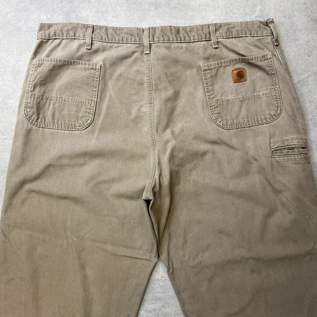 carhartt(カーハート)の希少サイズ　Carhartt　カーハート　ワークパンツ　古着　ベージュ　W46 メンズのパンツ(ワークパンツ/カーゴパンツ)の商品写真