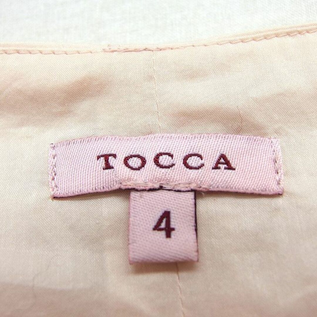 TOCCA(トッカ)のトッカ TOCCA カットソー ブラウス ショート丈 無地 切替レース フリル レディースのトップス(その他)の商品写真