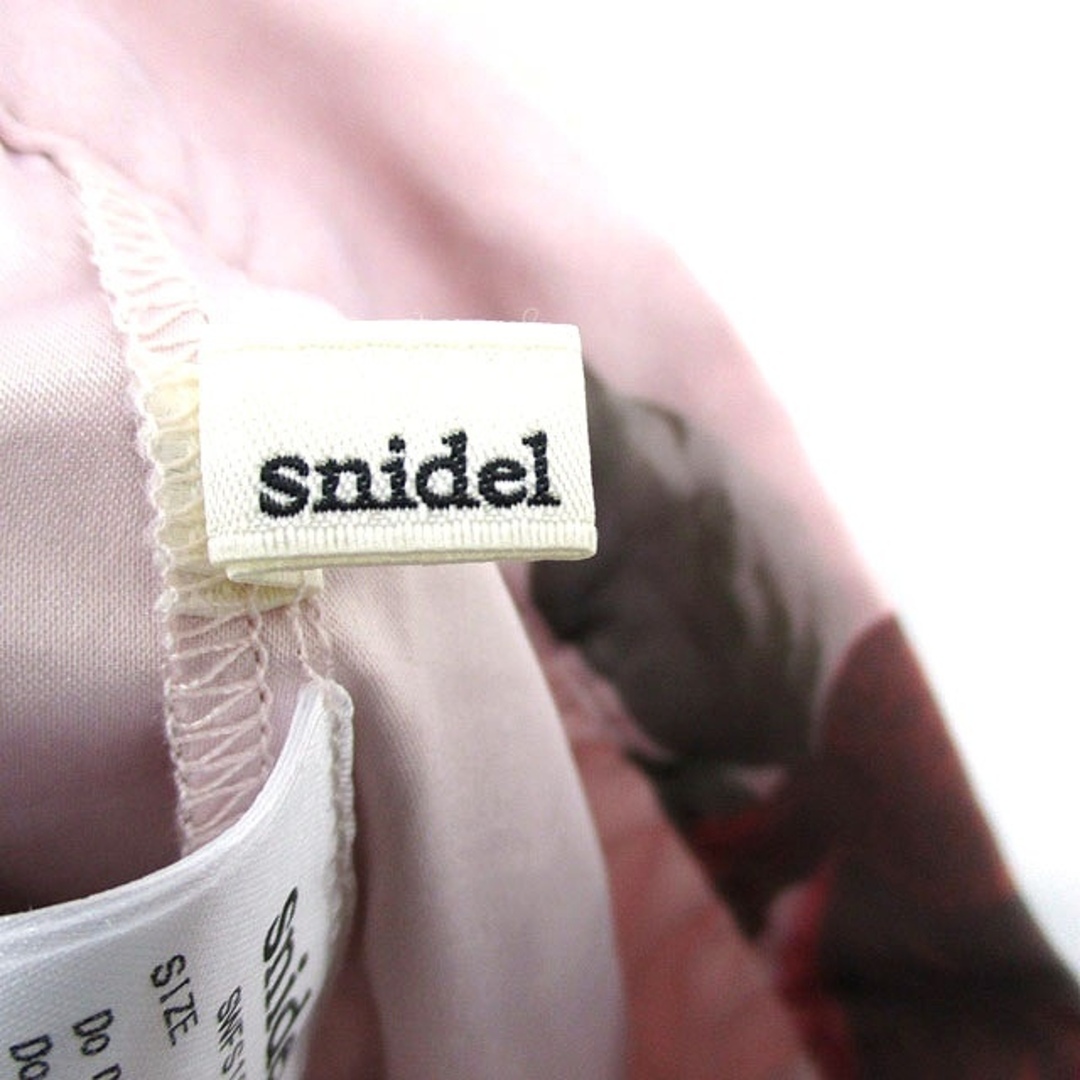 SNIDEL(スナイデル)のスナイデル snidel プリーツ スカート ロング 花柄 F ピンク /KT3 レディースのスカート(ロングスカート)の商品写真