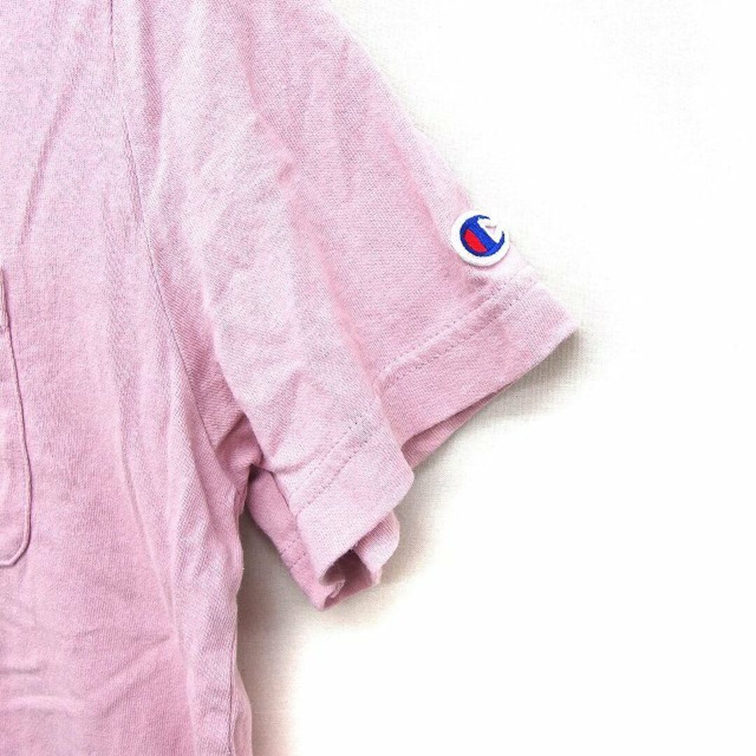 Champion(チャンピオン)のチャンピオン CHAMPION ショートスリーブ Tシャツ カットソー Vネック レディースのトップス(Tシャツ(半袖/袖なし))の商品写真