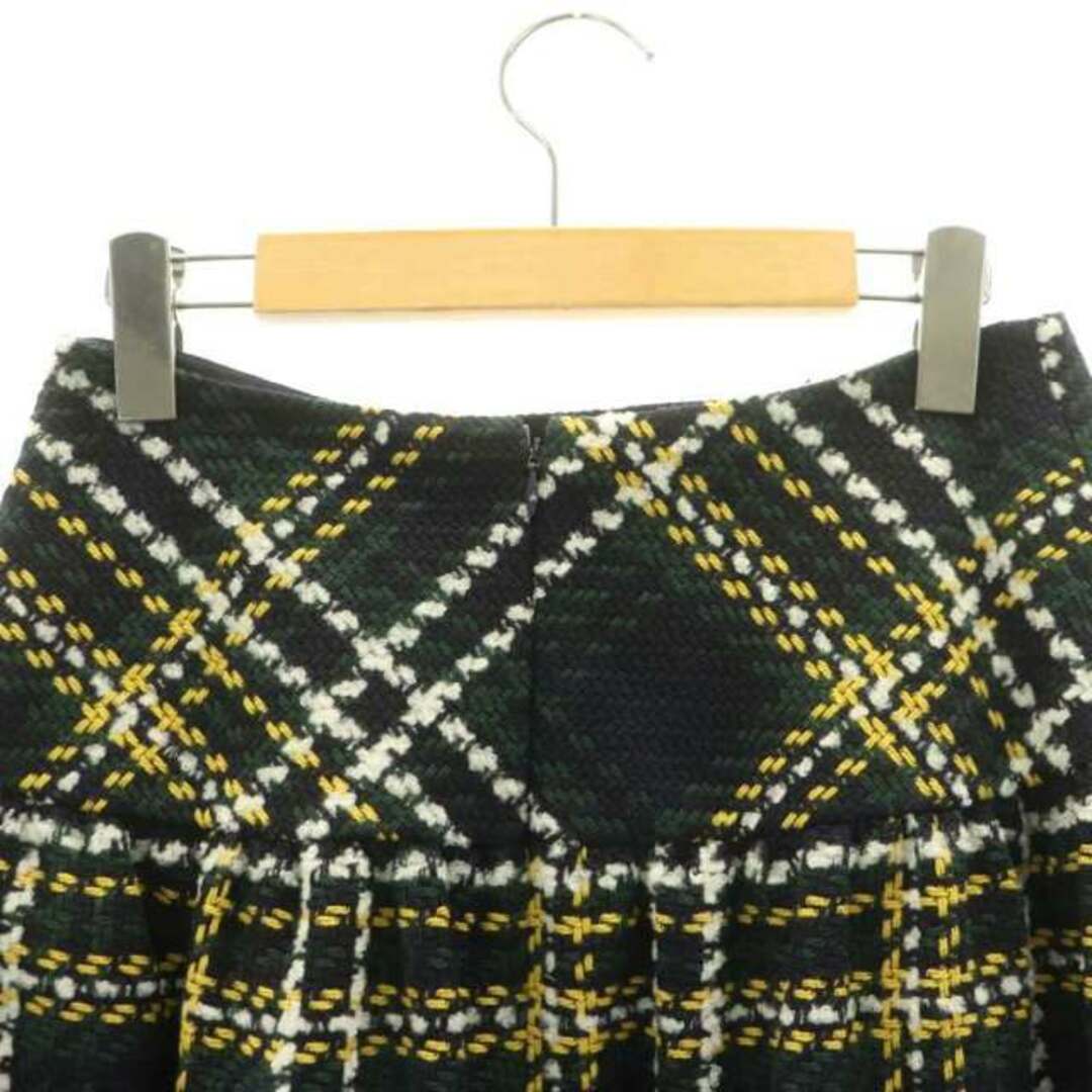 M'S GRACY(エムズグレイシー)のエムズグレイシー 21AW サスティナブルチェックスカート ギャザースカート レディースのスカート(ひざ丈スカート)の商品写真