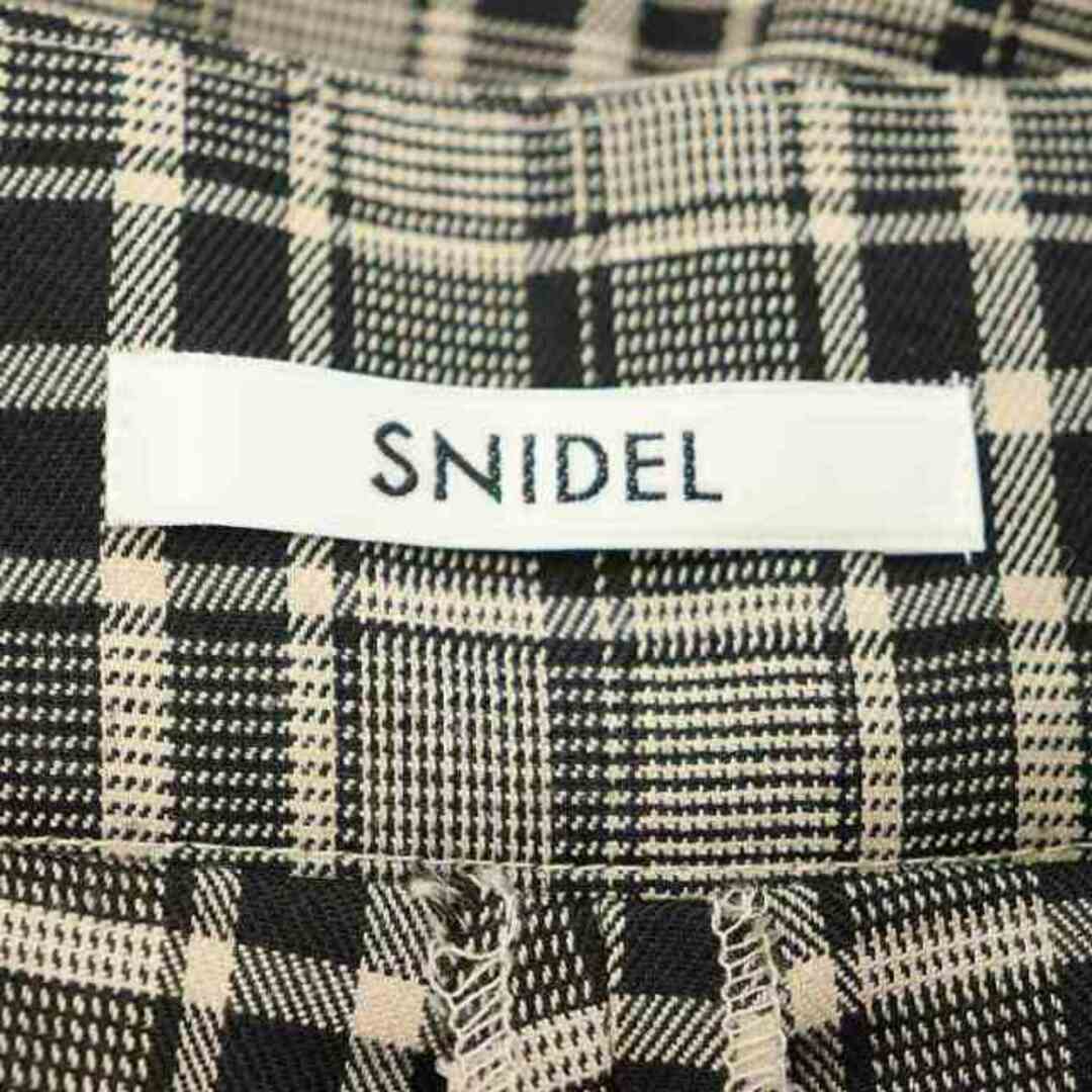 SNIDEL(スナイデル)のスナイデル 22AW プリーツスカショーパン ショートパンツ チェック 0 レディースのパンツ(ショートパンツ)の商品写真