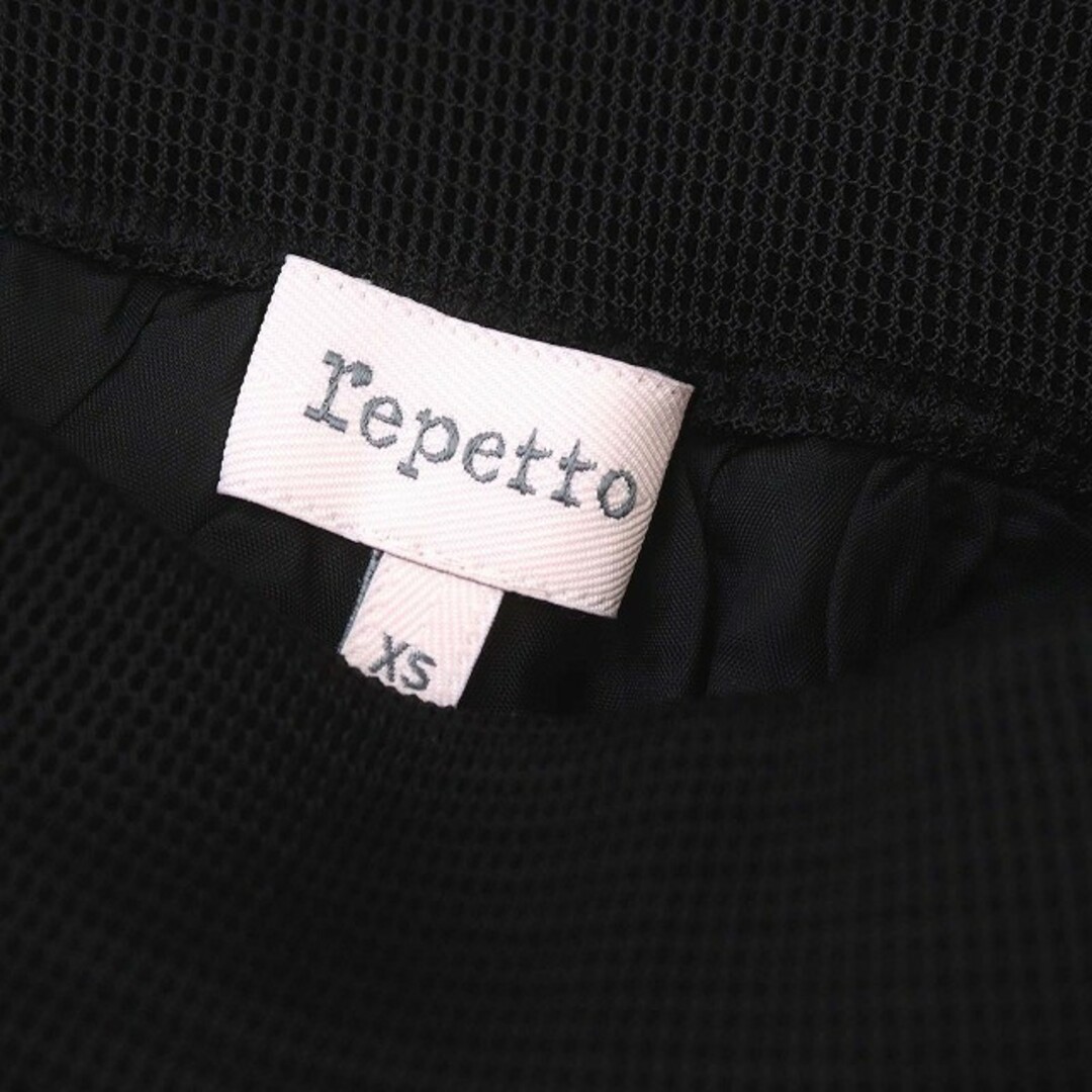 repetto(レペット)のレペット メッシュ サーキュラースカート 膝丈 フレア XS 黒 /MI ■OS レディースのスカート(ひざ丈スカート)の商品写真