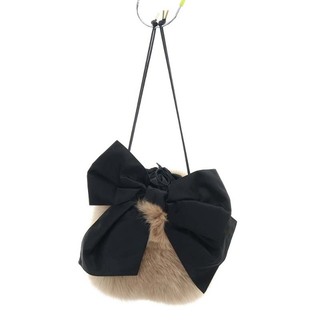 ラドロー(LUDLOW)のラドロー FOX shoulder bag ショルダーバッグ 茶色 黒(ショルダーバッグ)