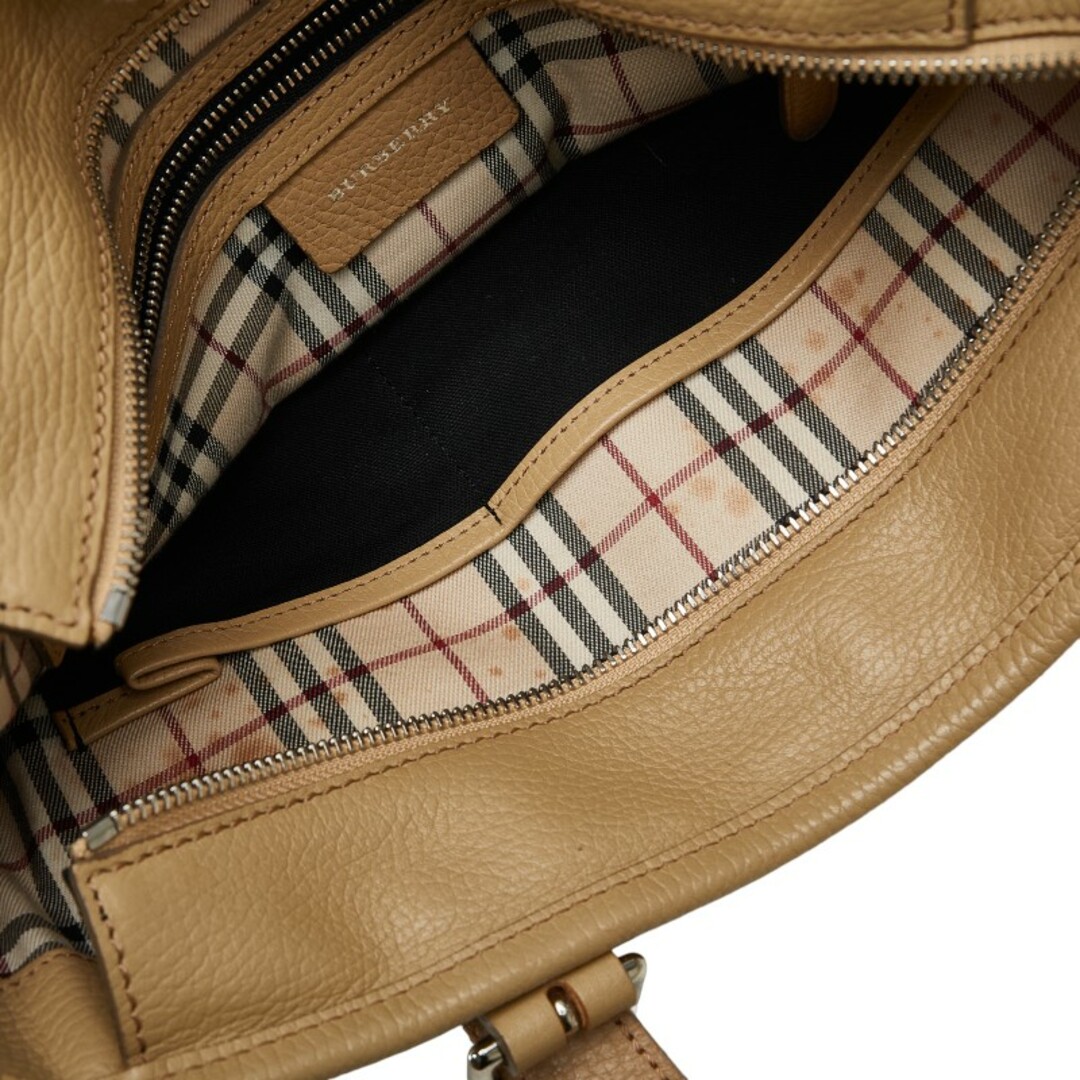 BURBERRY(バーバリー)のバーバリー ノバチェック ハンドバッグ レザー レディース BURBERRY 【1-0137726】 レディースのバッグ(ハンドバッグ)の商品写真