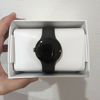 グーグル(Google)の美品！Google PIXEL WATCH BT/WI-FI MATTE BLA(その他)