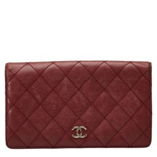 シャネル(CHANEL)のシャネル マトラッセ ココマーク 長財布 二つ折り長財布 レザー レディース CHANEL 【228-39888】(財布)