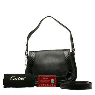 カルティエ(Cartier)のカルティエ ハンドバッグ ショルダーバッグ 2WAY レザー スウェード レディース CARTIER 【1-0140267】(ショルダーバッグ)