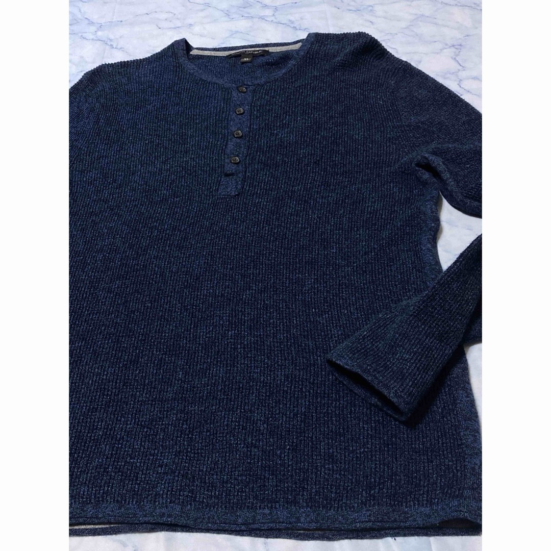 Banana Republic(バナナリパブリック)の【Banana Republic】Long T-Shirt /Navy/XS メンズのトップス(Tシャツ/カットソー(七分/長袖))の商品写真