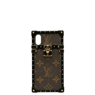 ルイヴィトン(LOUIS VUITTON)の美品 ルイ ヴィトン モノグラム アイ トランク iphone X XS スマホケース M62618 PVC メッキ レディース LOUIS VUITTON 【228-40498】(その他)