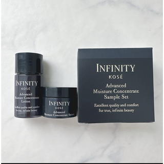 インフィニティ(Infinity)の【新品未使用】インフィニティ　アドバンスト　化粧水　乳液　サンプル　お試しサイズ(サンプル/トライアルキット)