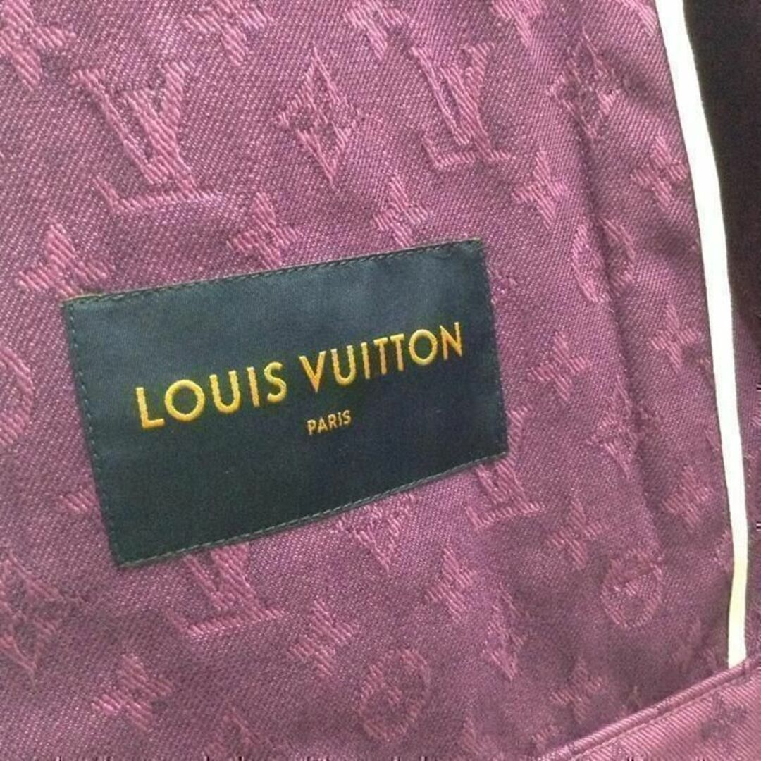 LOUIS VUITTON(ルイヴィトン)のルイヴィトン　モノグラムデニムジャケット　ヴィオレパープル メンズのジャケット/アウター(Gジャン/デニムジャケット)の商品写真