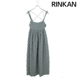 ルシェルブルー(LE CIEL BLEU)のルシェルブルー  25A65102 Shrink Jaquard Cami Dress シュリンクジャガードワンピース レディース 38(ロングワンピース/マキシワンピース)