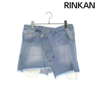 エゴンラボ EGONLAB  23SS  WRAPPED DENIM SKIRT デニムラップスカート レディース 48(ミニスカート)