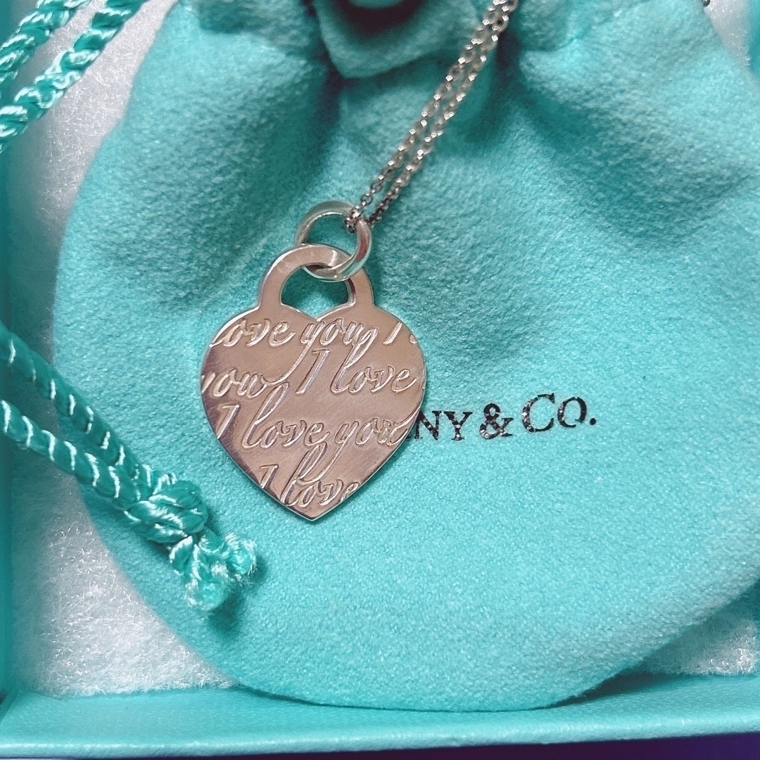 Tiffany & Co.(ティファニー)の【美品】♡TIFFANY&Co♡ティファニー ノーツ ハート タグ ペンダント　 レディースのアクセサリー(ネックレス)の商品写真