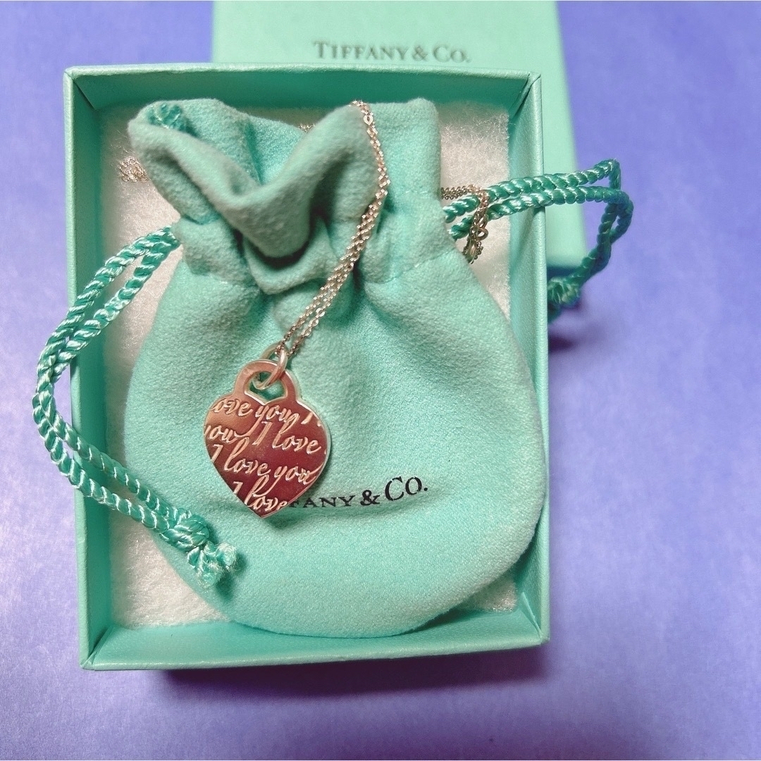 Tiffany & Co.(ティファニー)の【美品】♡TIFFANY&Co♡ティファニー ノーツ ハート タグ ペンダント　 レディースのアクセサリー(ネックレス)の商品写真