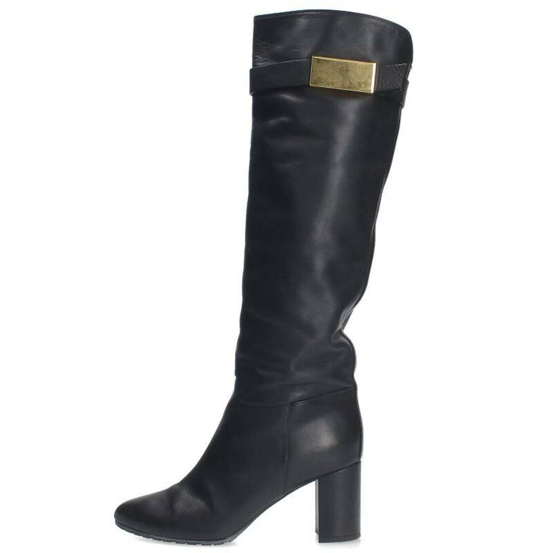 GIUZEPPE ZANOTTI(ジュゼッペザノッティ)のジュゼッペザノッティ プレート付きロングヒールブーツ レディース 38 レディースの靴/シューズ(ブーツ)の商品写真