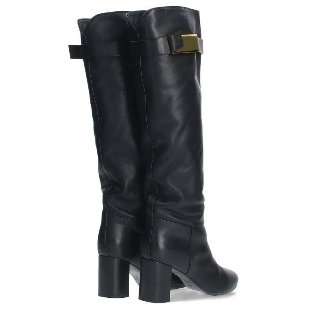 GIUZEPPE ZANOTTI(ジュゼッペザノッティ)のジュゼッペザノッティ プレート付きロングヒールブーツ レディース 38 レディースの靴/シューズ(ブーツ)の商品写真