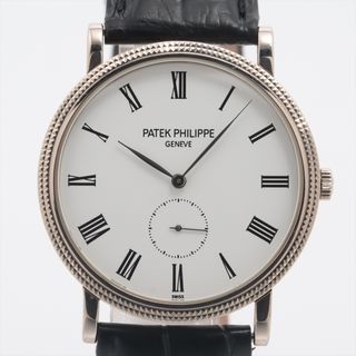 パテックフィリップ(PATEK PHILIPPE)のパテックフィリップ カラトラバ WG×社外革   メンズ 腕時計(腕時計(アナログ))