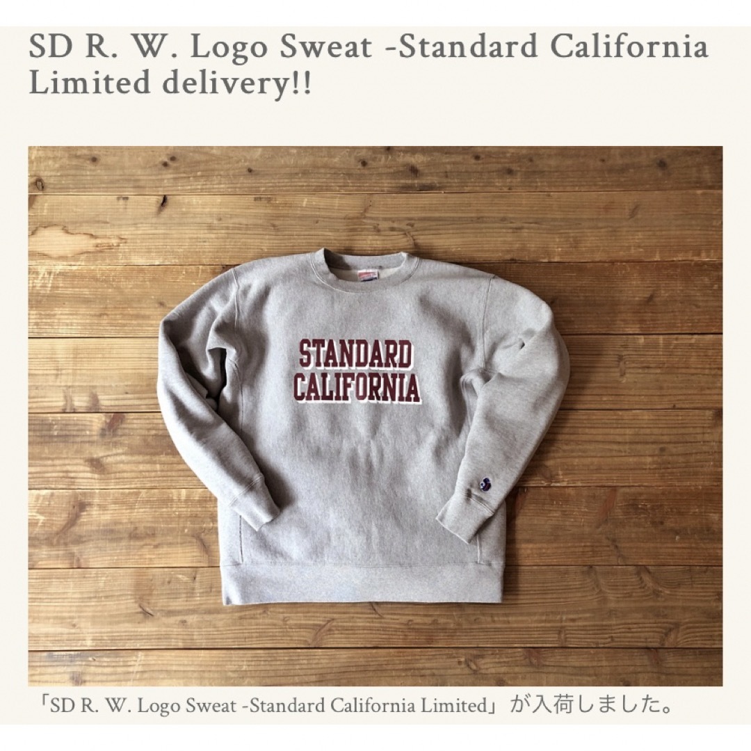 STANDARD CALIFORNIA(スタンダードカリフォルニア)のSD R. W. Logo Sweat - スタカリ Limited メンズのトップス(スウェット)の商品写真