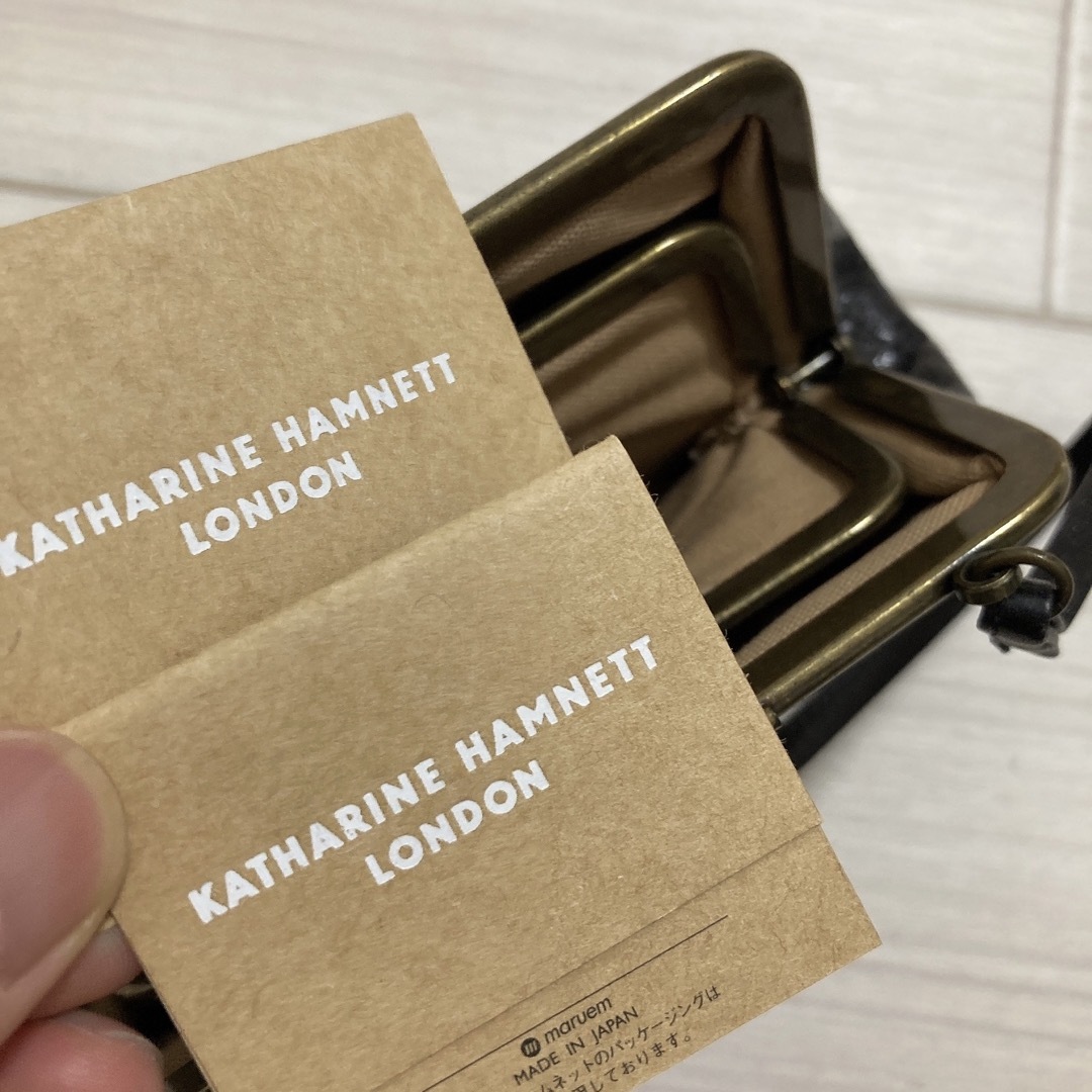 KATHARINE HAMNETT(キャサリンハムネット)の美品 katharine hamnett レディース コインケース 小銭入れ レディースのファッション小物(コインケース)の商品写真