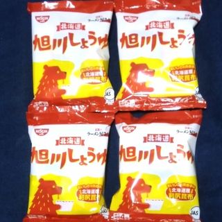 ニッシンショクヒン(日清食品)の日清食品：旭川しょうゆ  ４パック(インスタント食品)