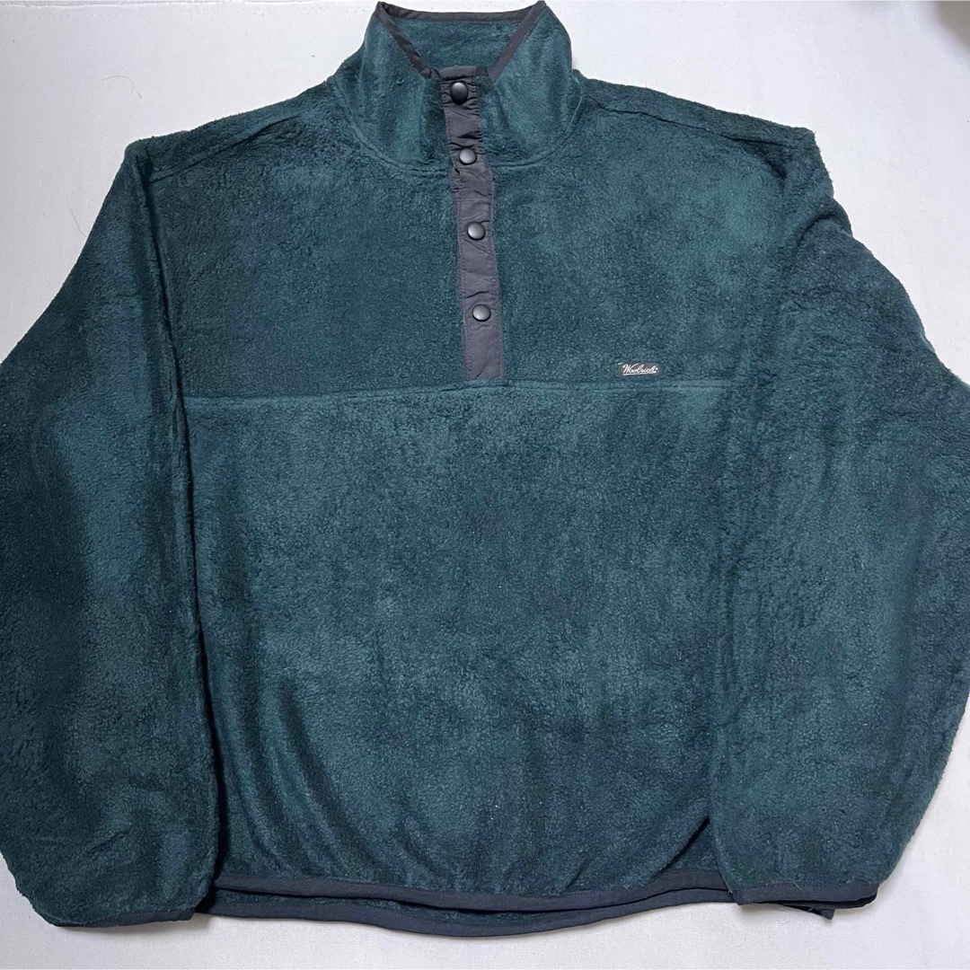 WOOLRICH(ウールリッチ)の【WOOLRICH】ウールリッチ ボタンフリース スナップTタイプ 深緑 メンズのジャケット/アウター(ブルゾン)の商品写真